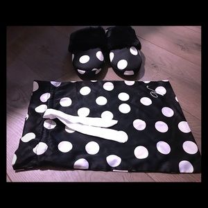 Victoria secret black slippers